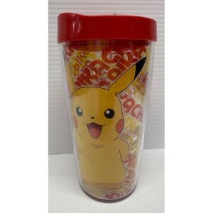 Pokémon Pikachu  Tumbler 16oz with‎ Lid 2016 Made In The USA NEW RARE FIND!